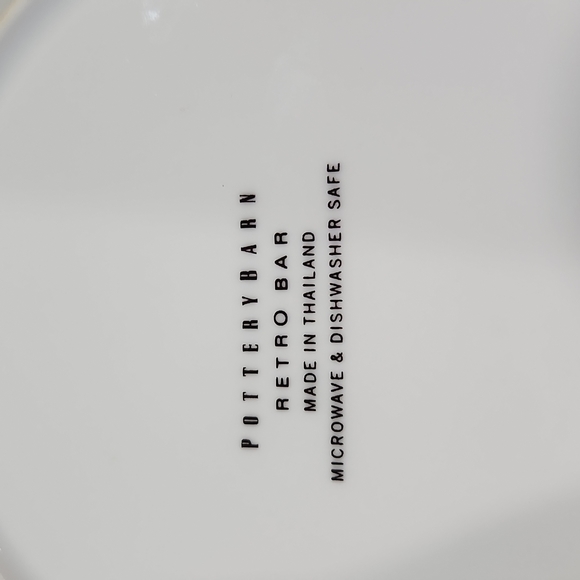 Pottery Barn Dining Pottery Barn Retro Bar Salad Plate Whiskey Sour